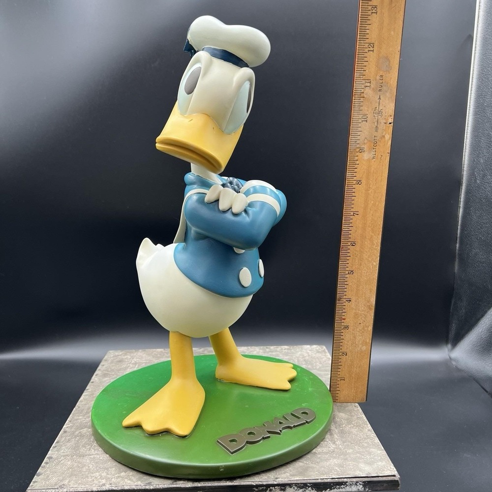 Vintage Disney DONALD DUCK Big Fig Figurine 12.5" Classic Sailor DISNEY DIRECT - Picture 14 of 15